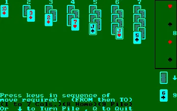 Amstrad Shuffle (UK) (1986) screen shot game playing